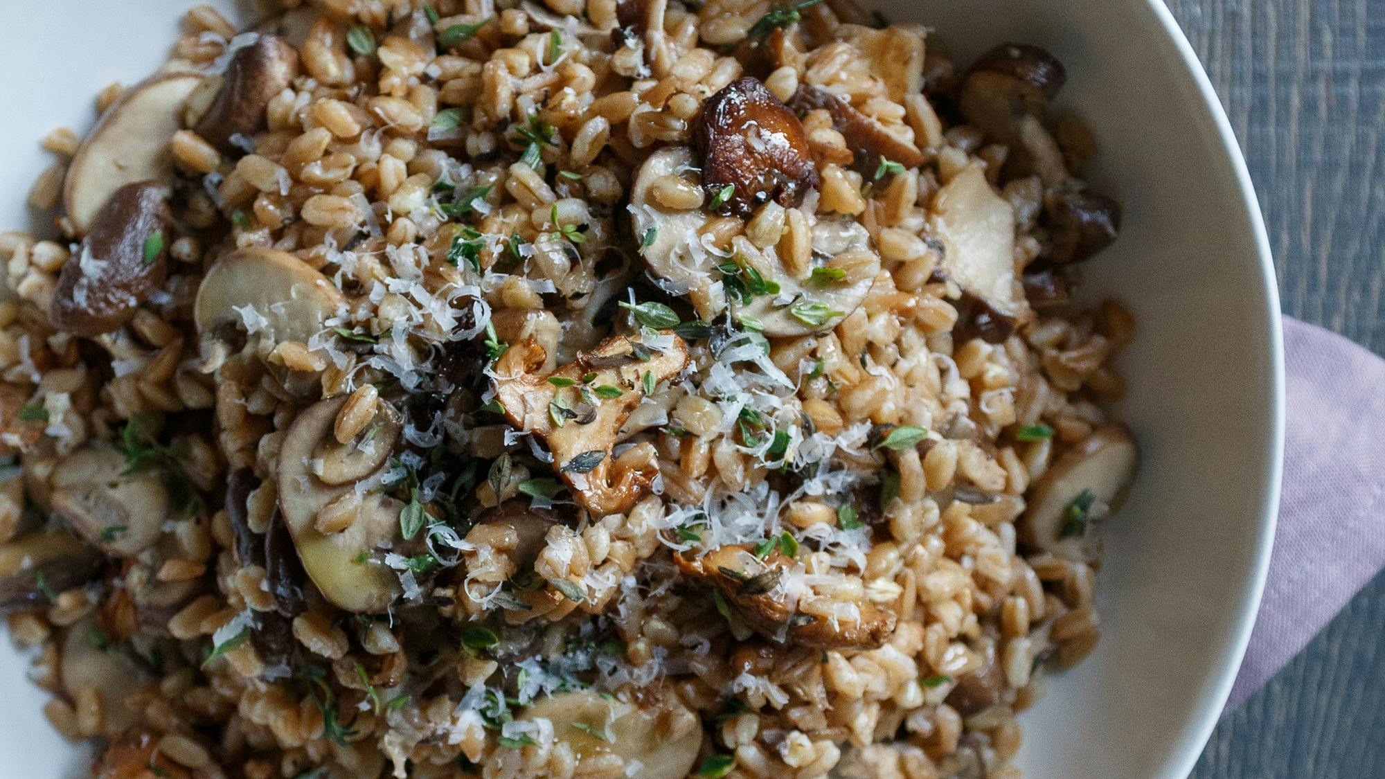 Best Farro with Wild Mushrooms Recipe