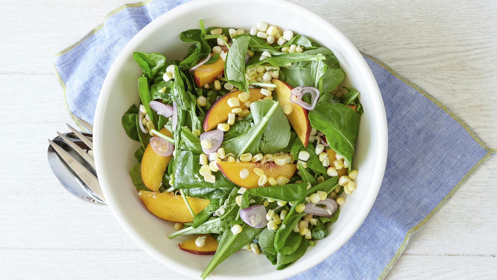 Recipe: Snap Pea & Nectarine Salad with Toasted Nuts & Balsamic