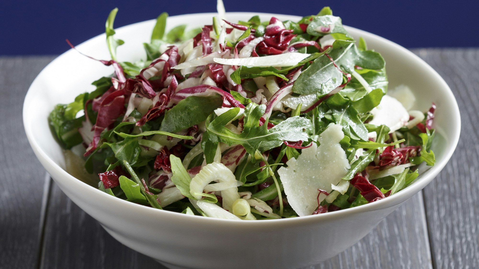 Best Arugula, Radicchio, and Fennel Salad with Lemon Vinaigrette Recipe