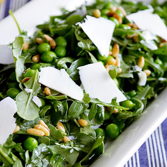 Pea, Pine Nuts + Ricotta Salad