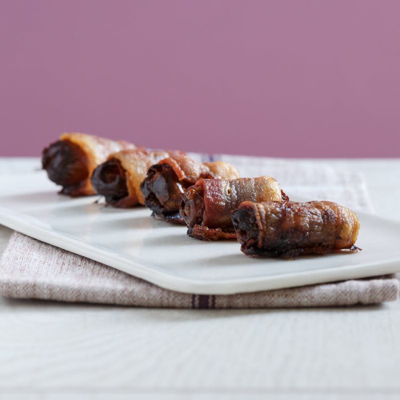 Best bacon wrapped dates with almonds recipe the yellow table