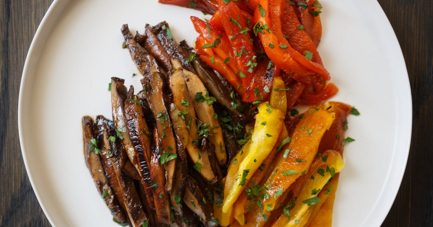 Image result for Sauteed Portobello Mushrooms and Onion in a Balsamic Reduction