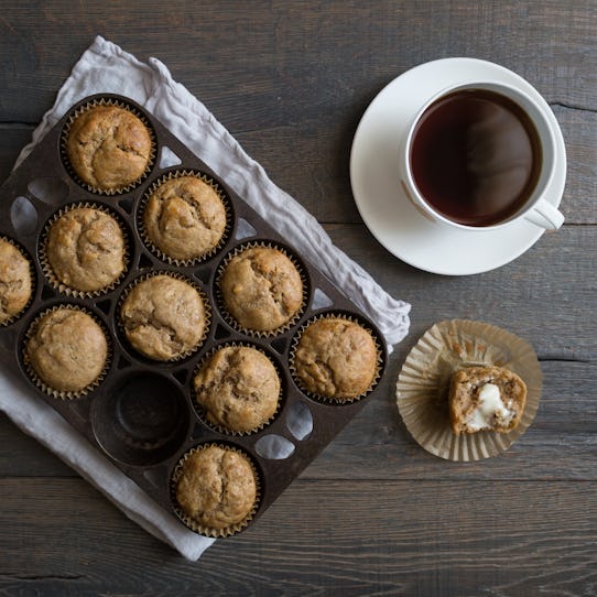 Banana Muffins with Sour Cream