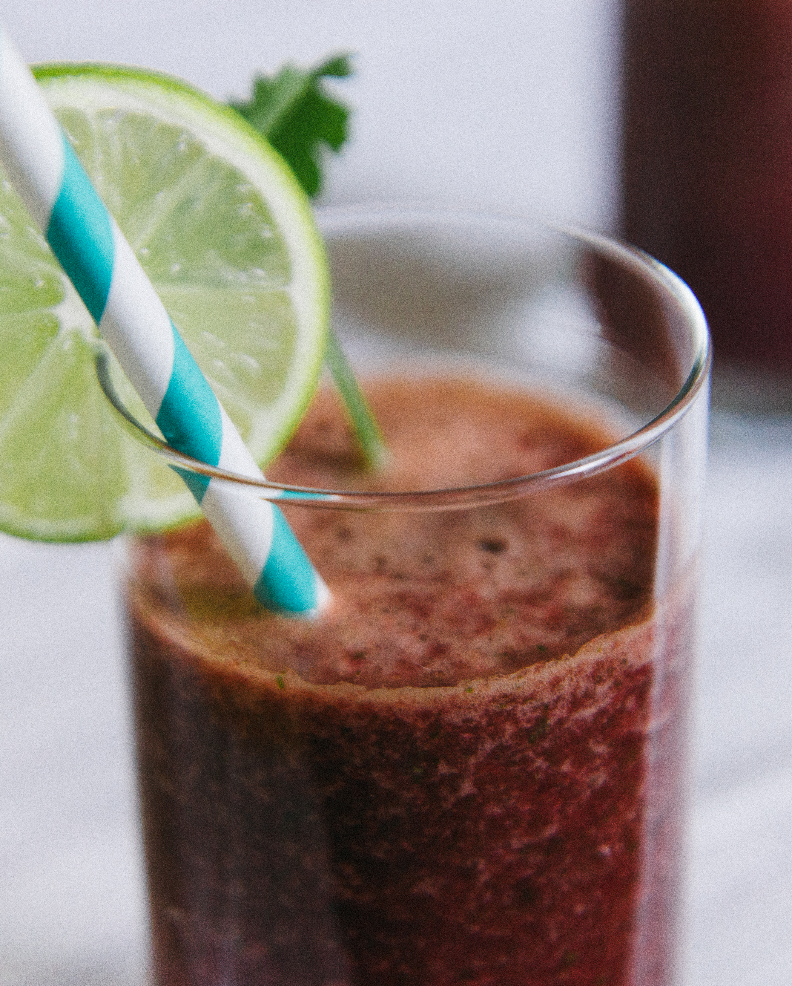 Blood Orange Cilantro Mocktail
