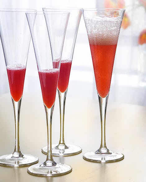 Blood Orange Mimosas with Prosecco
