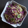 Brussels Sprouts + Cabbage Slaw