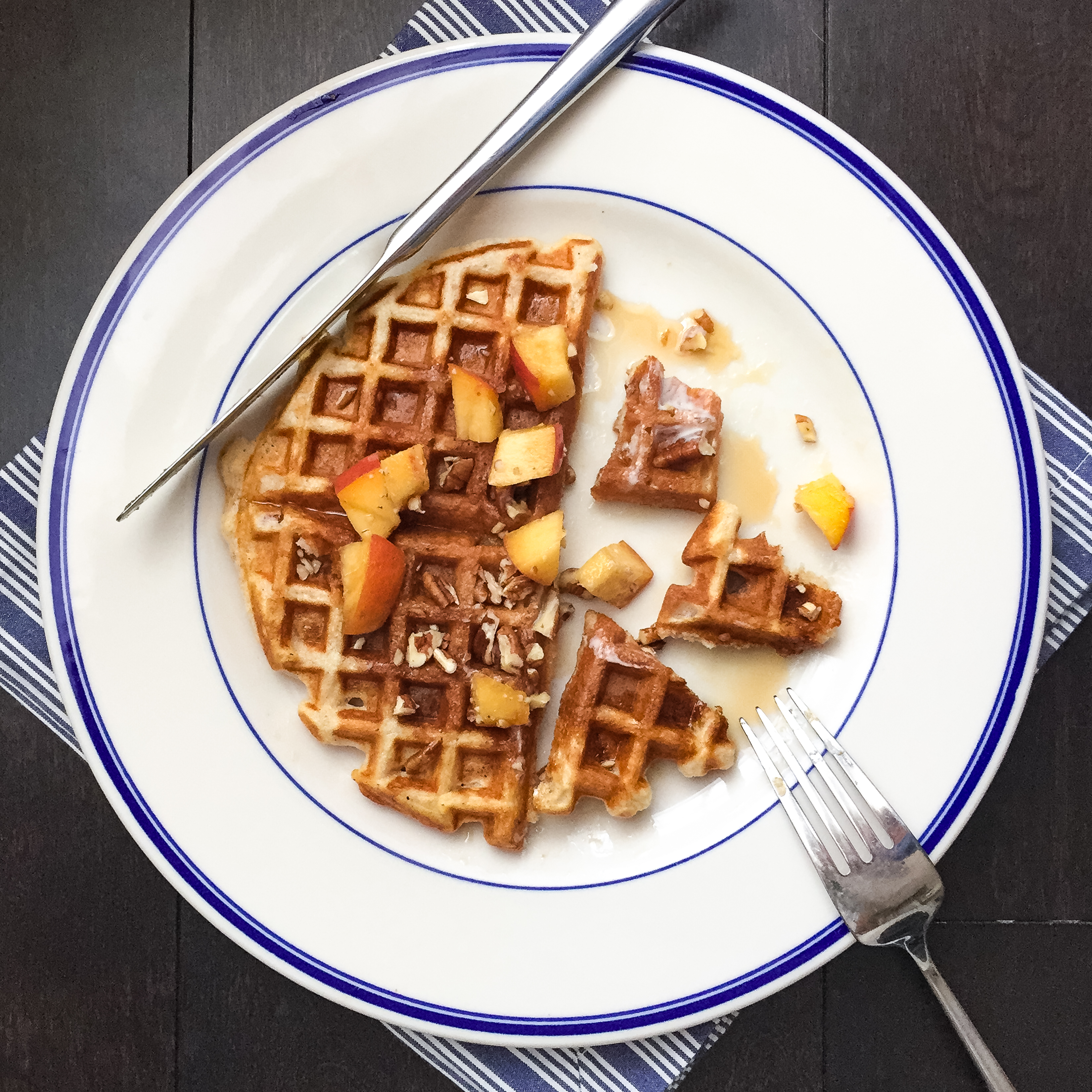 Buttermilk Pecan Waffles