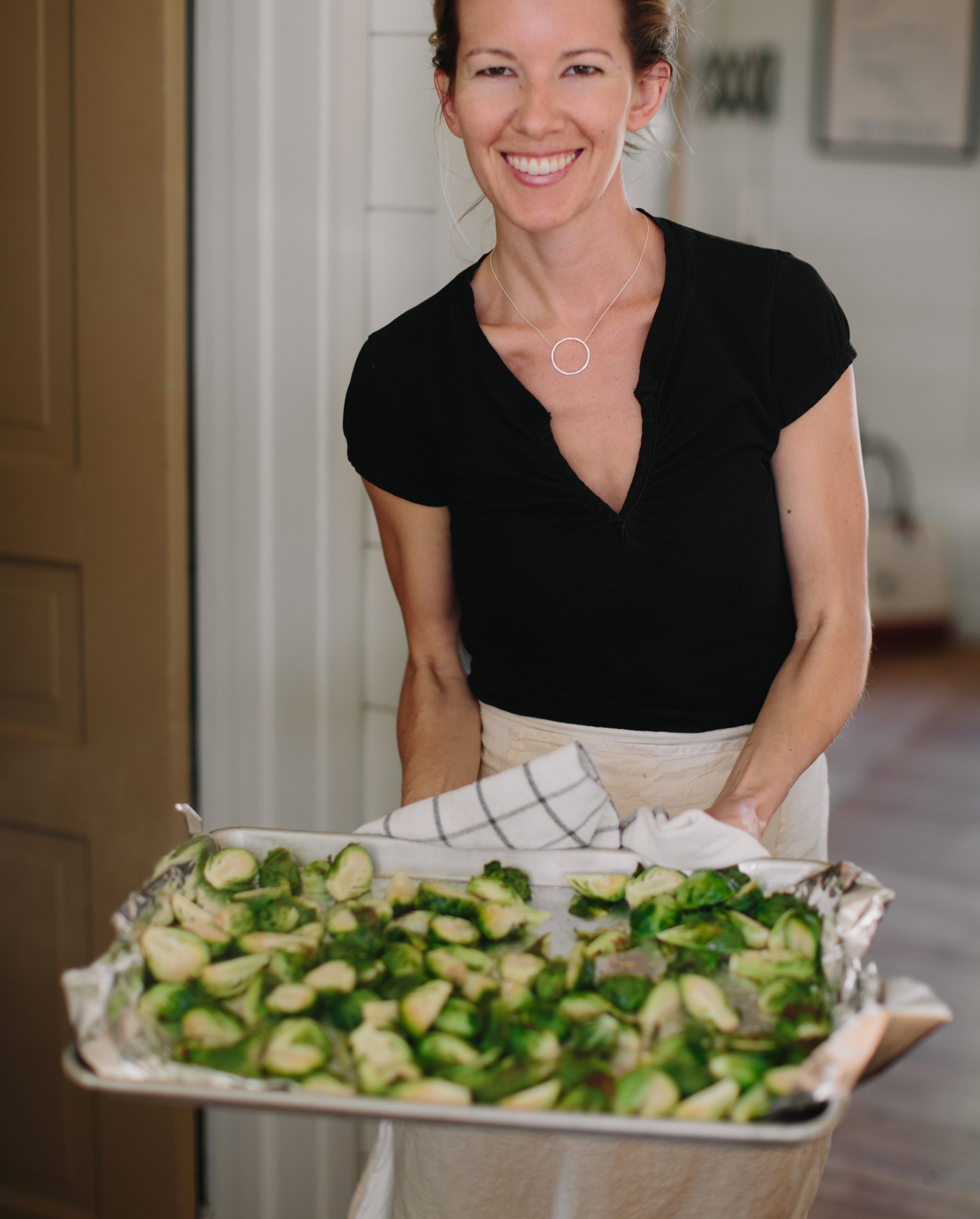 Charred Brussels Sprouts with Lemon and Pecorino