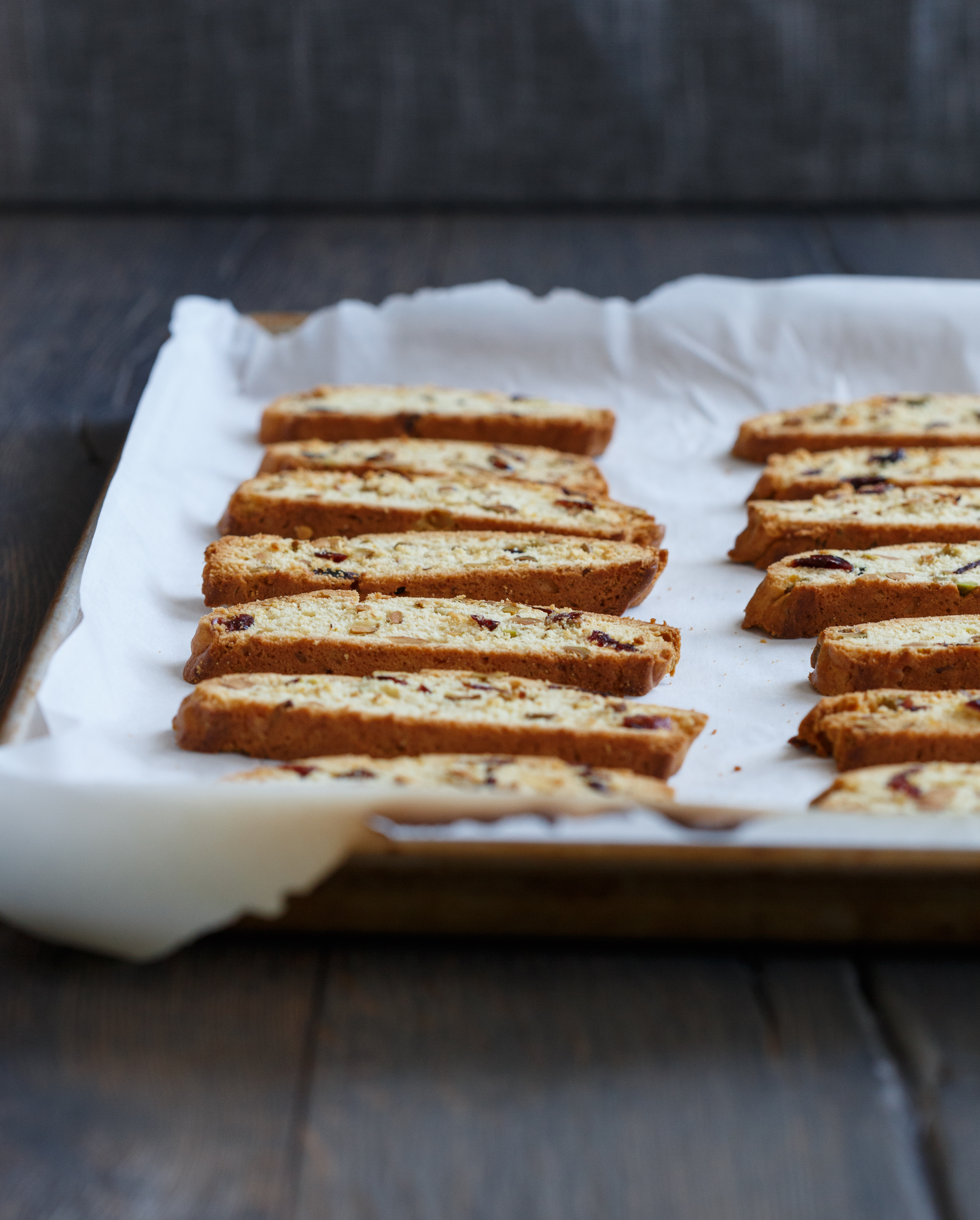 Cranberry-Pistachio Biscotti