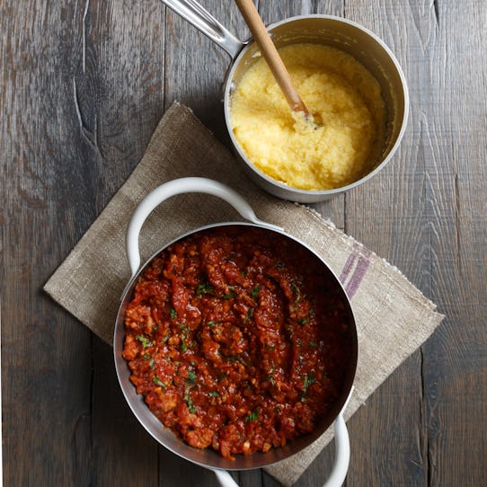 Sausage Ragu + Polenta