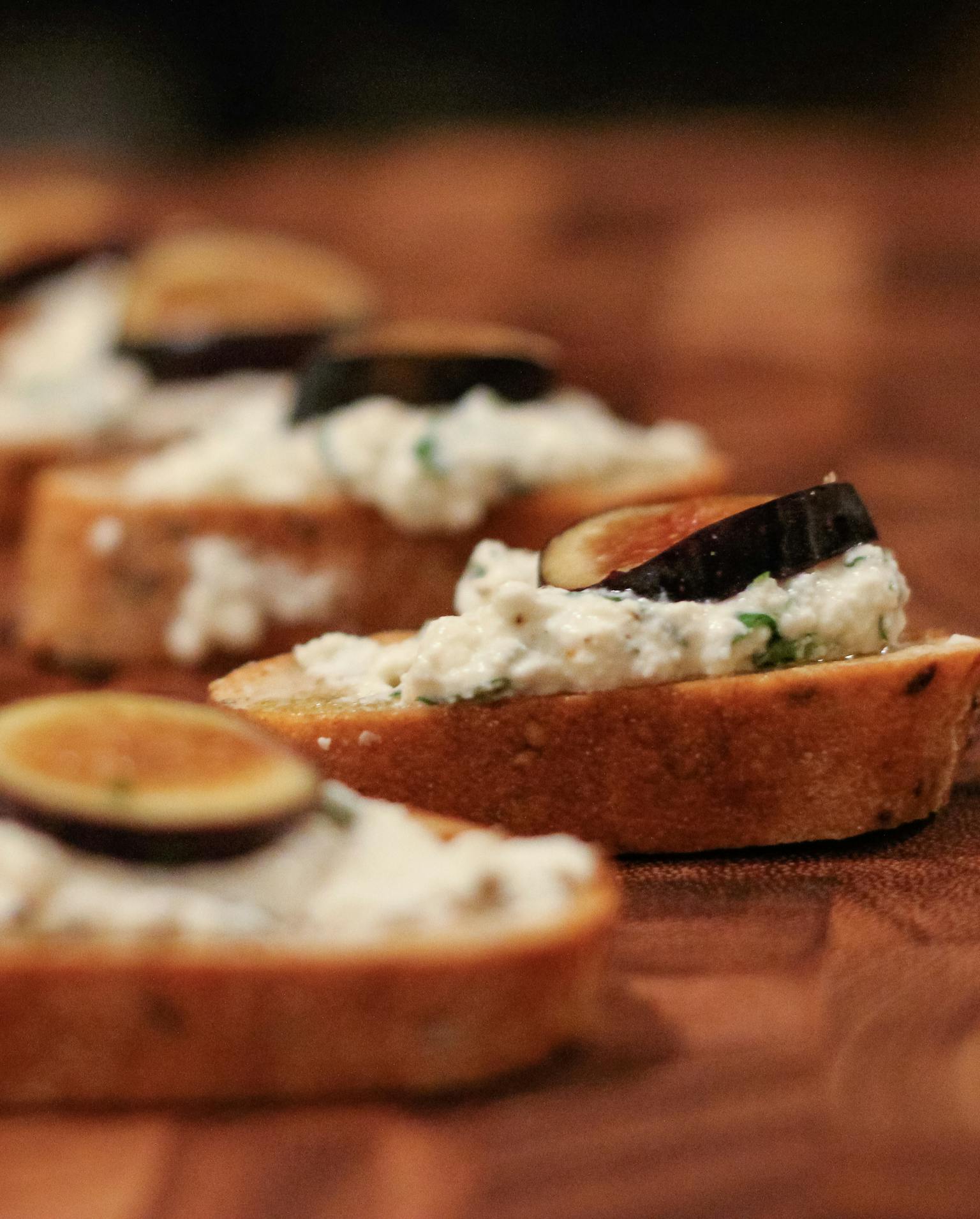 Best Crostini with Herbed Ricotta and Fresh Figs Recipe The Yellow Table