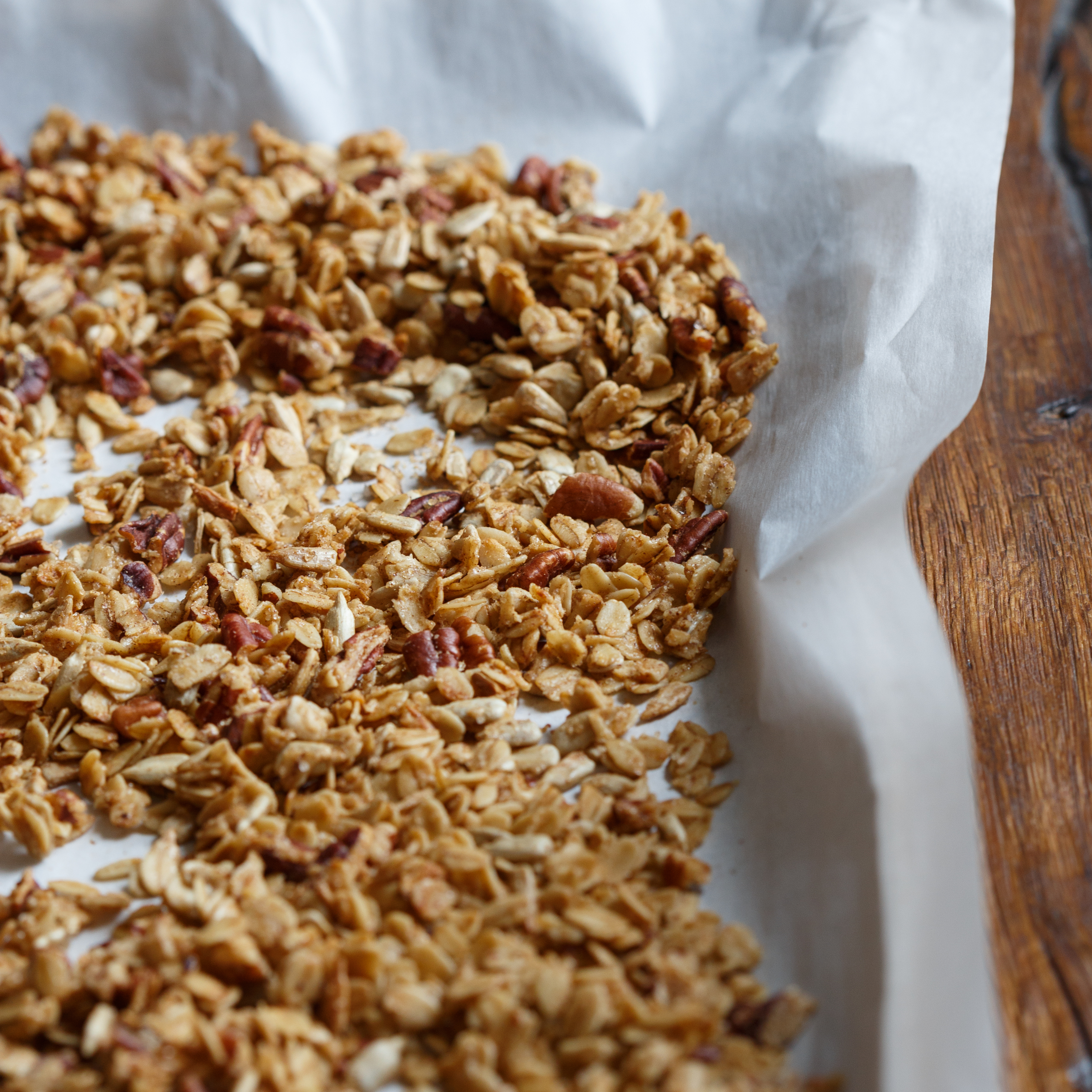 Crunchy Maple Pecan Granola