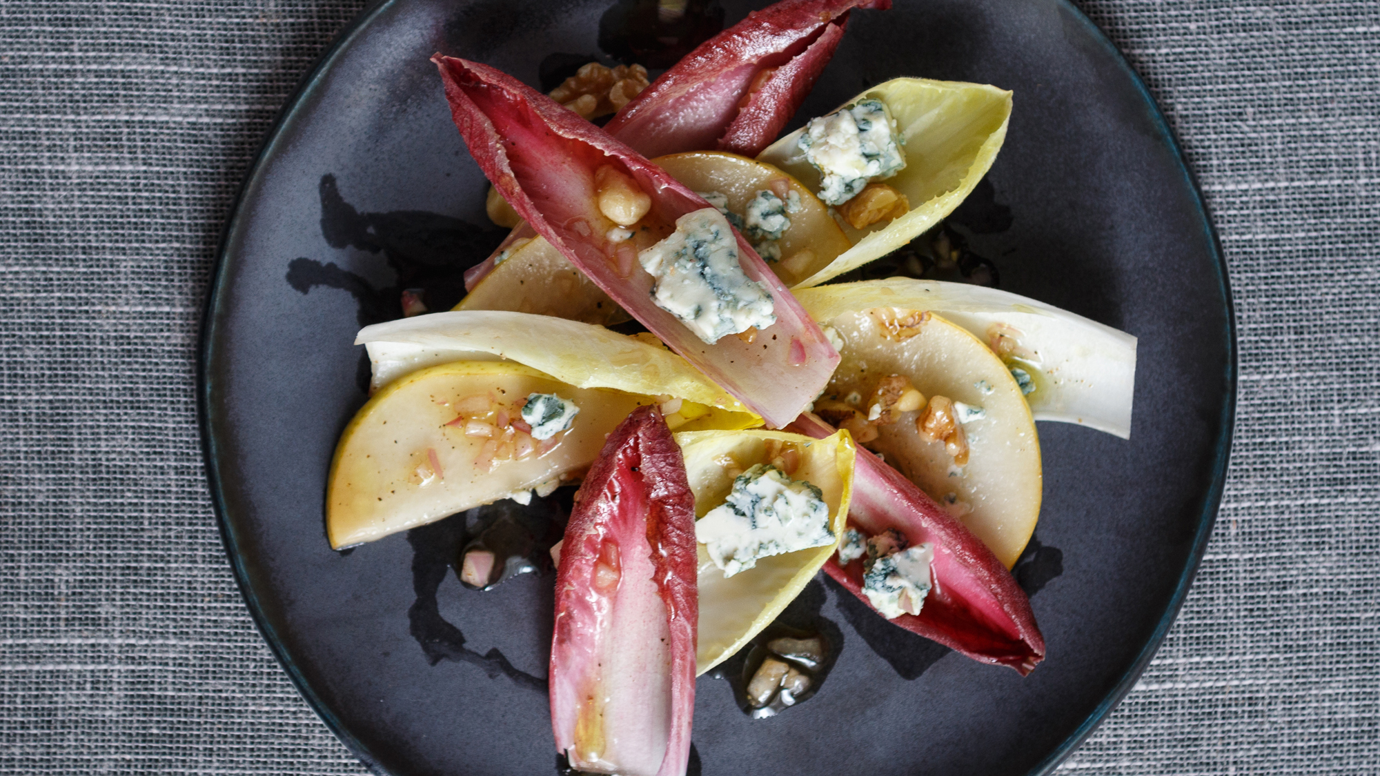 Best Endive Salad with Pears, Blue Cheese, and Walnuts Recipe