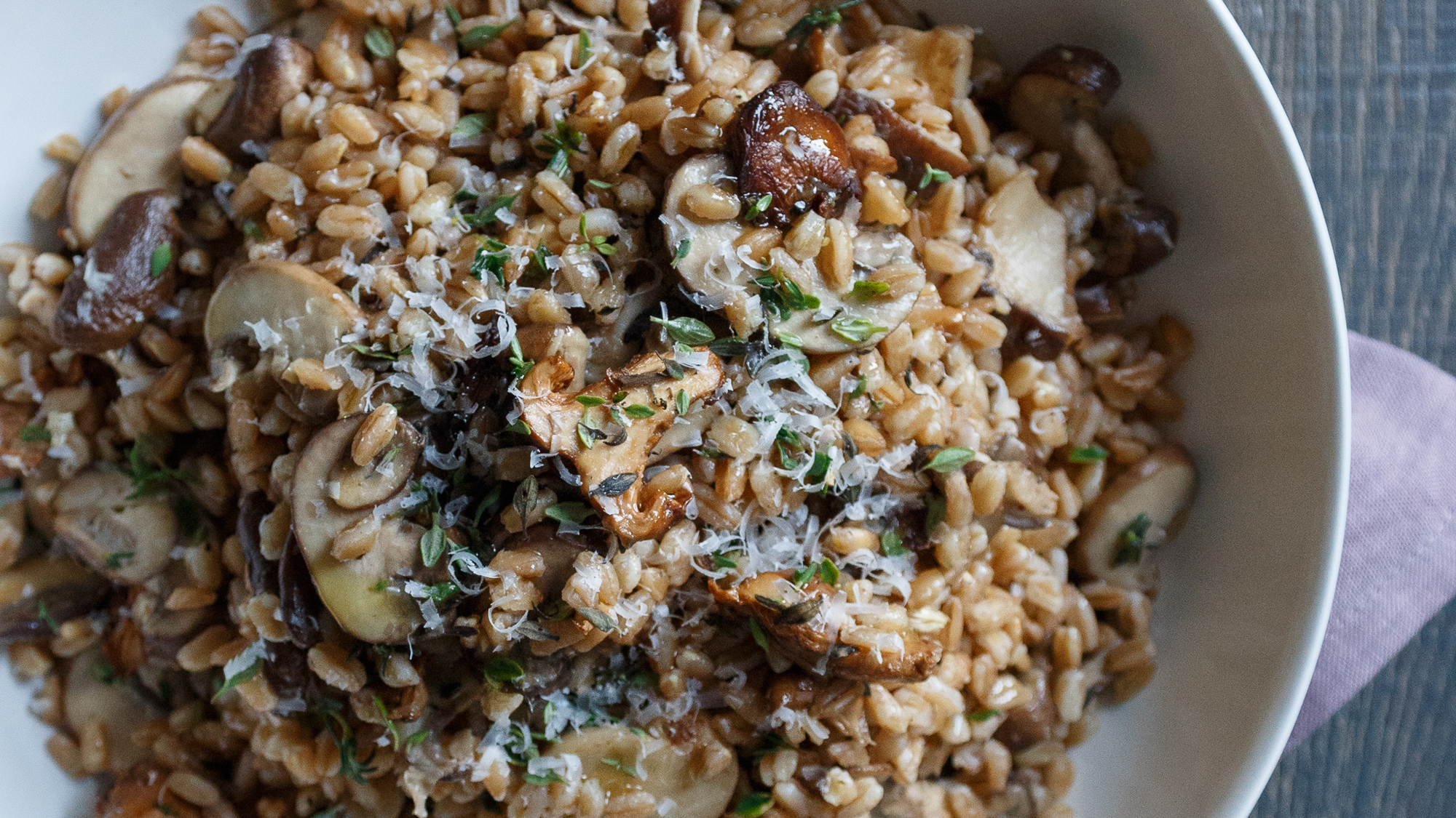 Best Farro with Wild Mushrooms Recipe