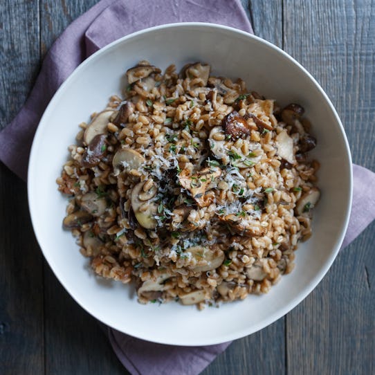 Farro with Wild Mushrooms