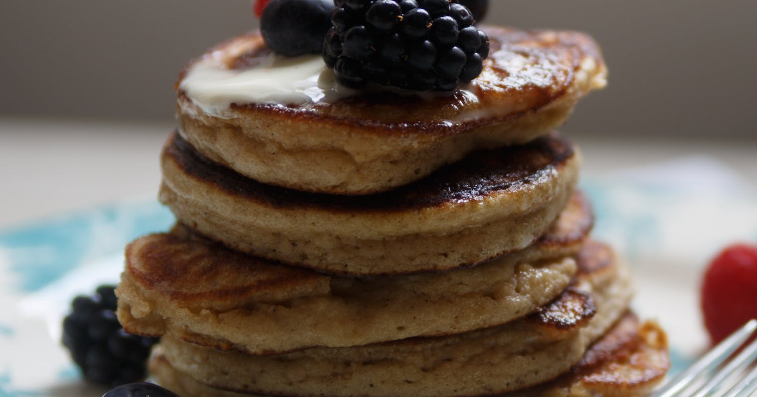 Best Gluten-Free Almond Pancakes Recipe - The Yellow Table