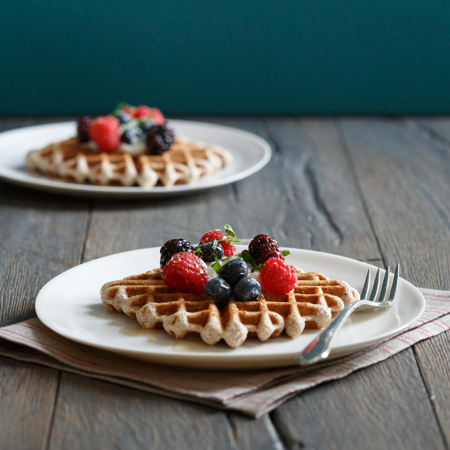 Best Gluten-Free Blue Cornmeal Waffles Recipe