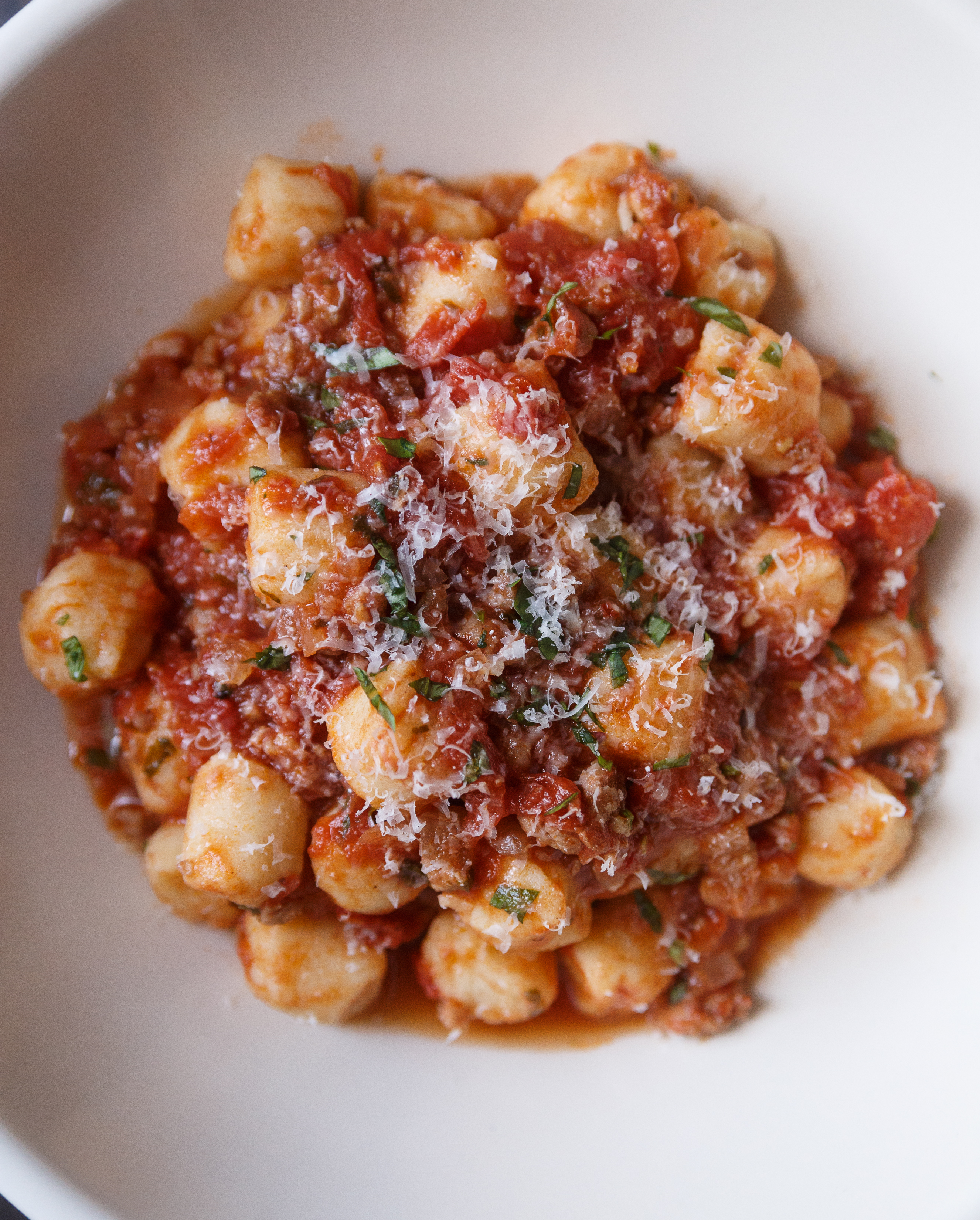 Gluten-Free Gnocchi with Sausage Ragu