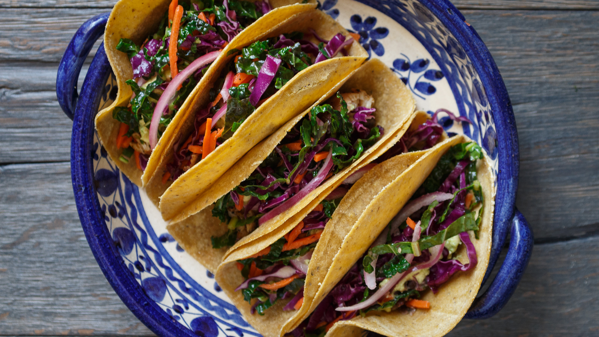 Best Grilled Fish Tacos with Avocado and Kale Slaw Recipe