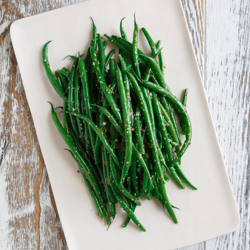 Best Haricots Verts with Dijon-Shallot Vinaigrette Recipe - The Yellow ...