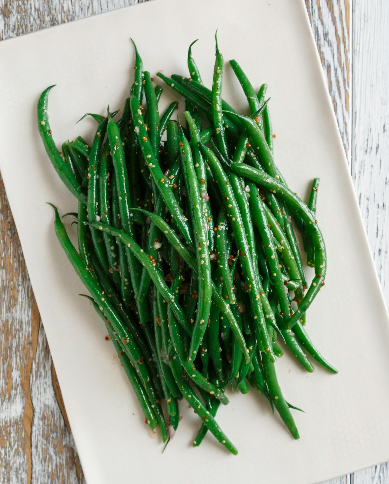 Best Haricots Verts With Dijon Shallot Vinaigrette Recipe The Yellow Table