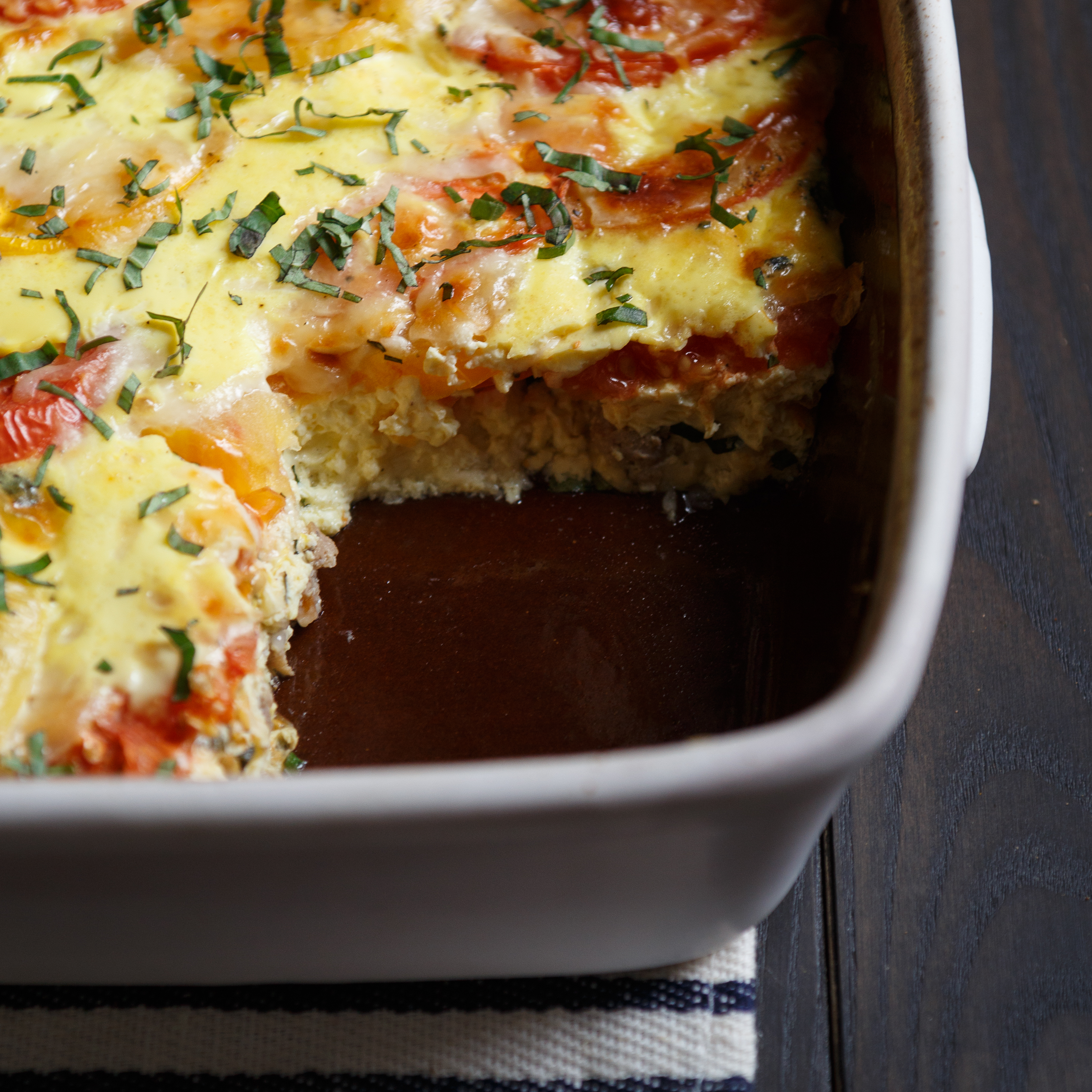 Tomato Breakfast Casserole