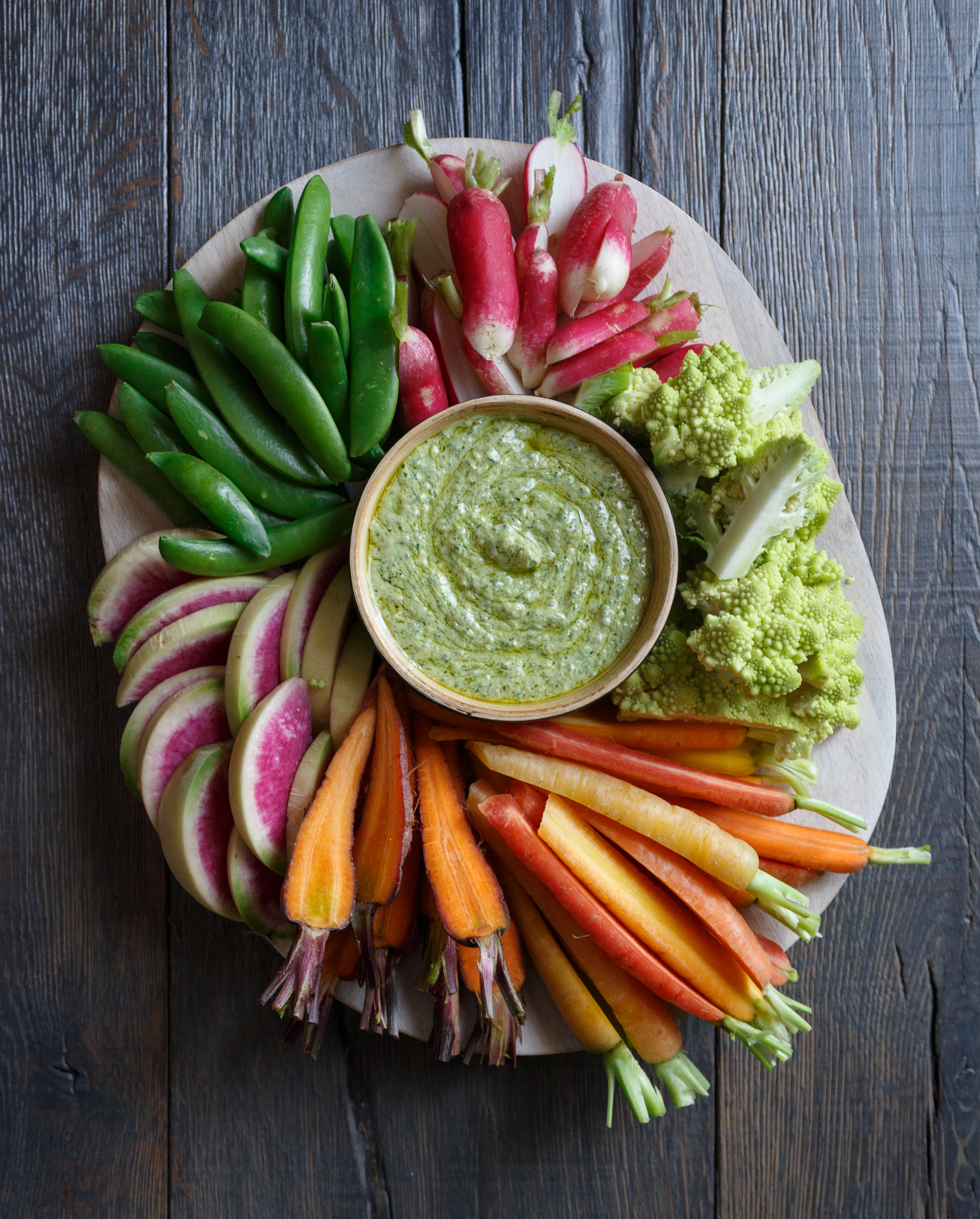 Homemade Hummus with Crudites