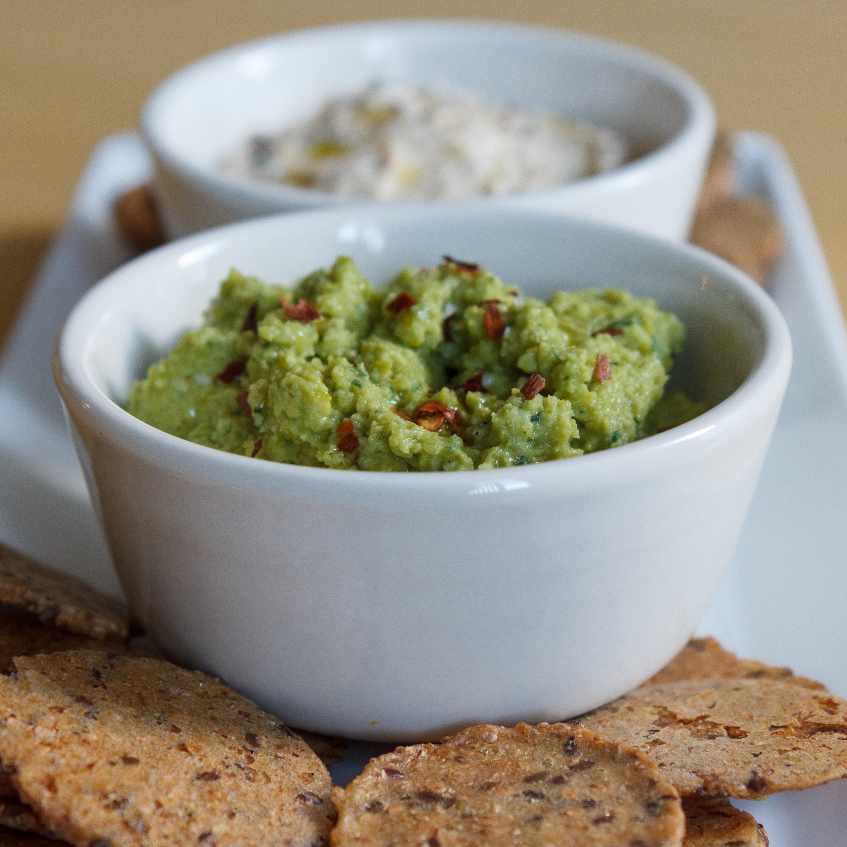 Lemony Fava Bean Dip with Mint