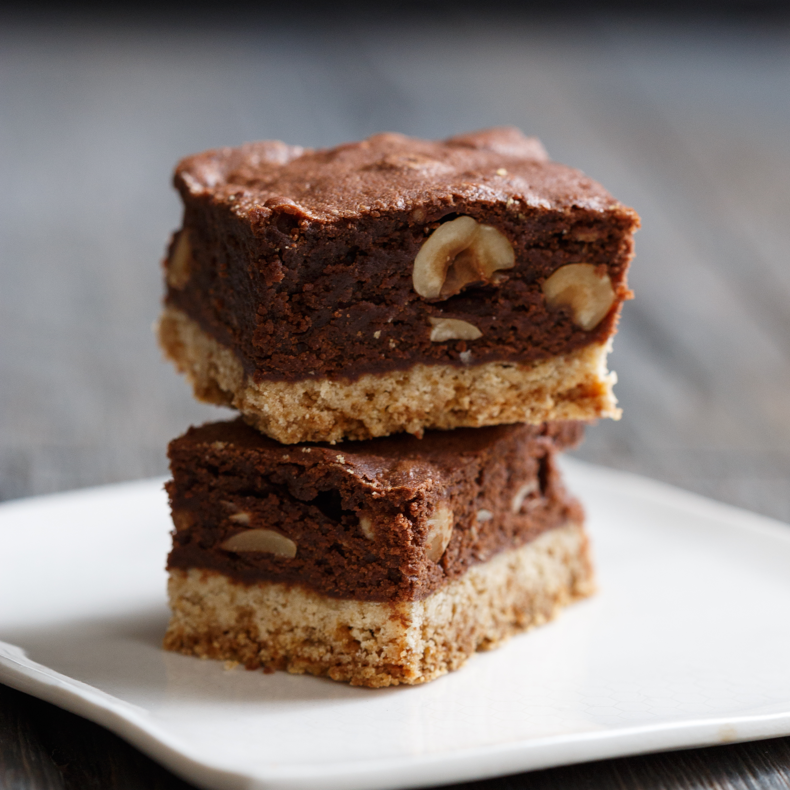 Nutella Shortbread Brownies