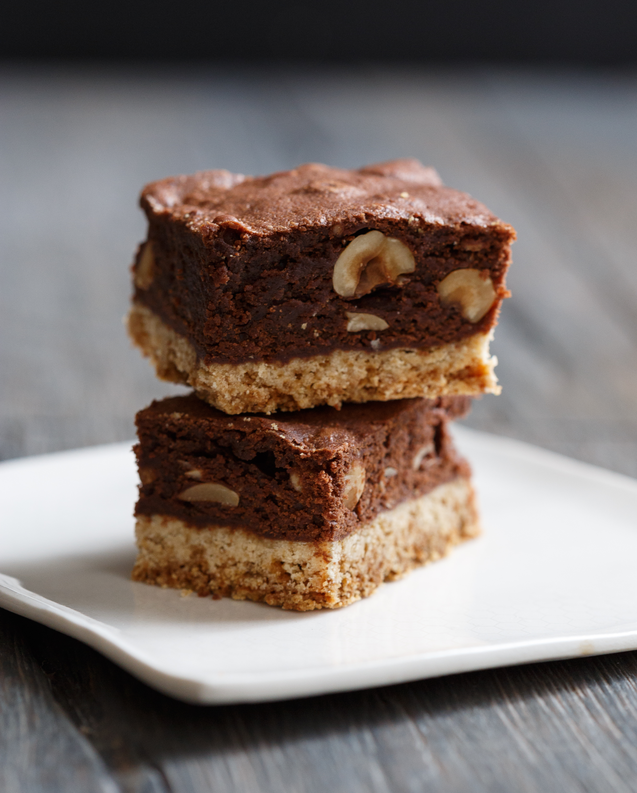 Nutella Shortbread Brownies