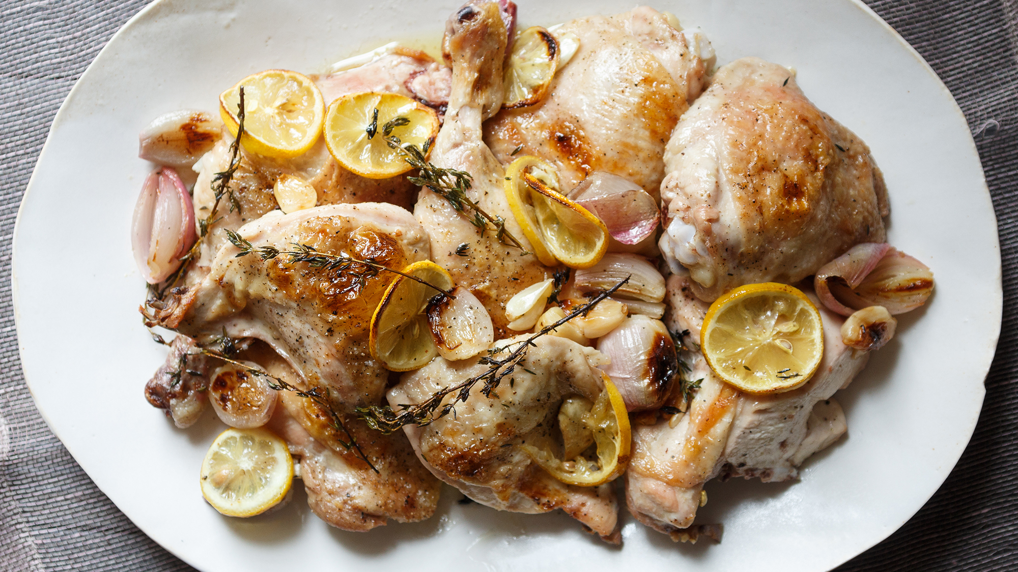 Best Roast Chicken with Lemon, Thyme, and Shallots Recipe