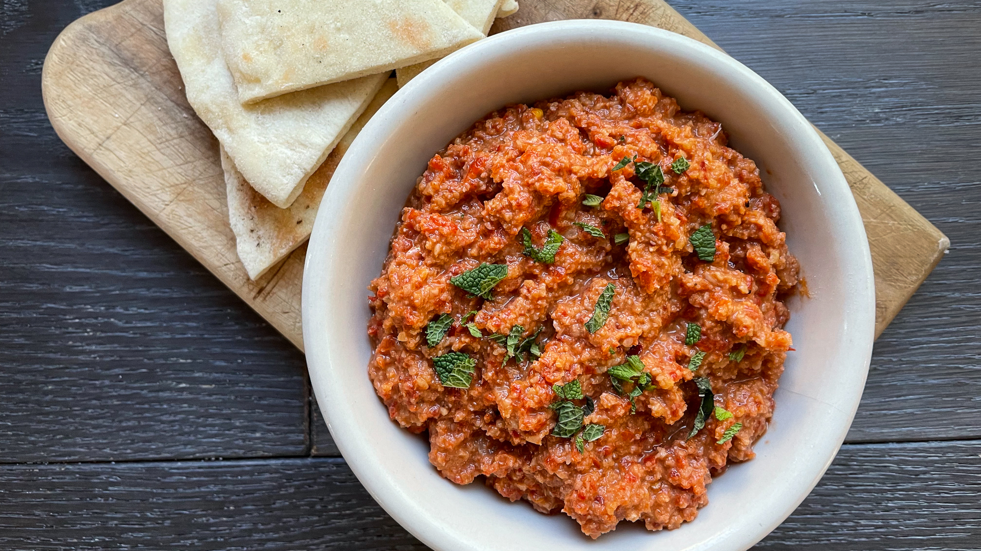 Roasted Red Pepper Walnut Dip Recipe