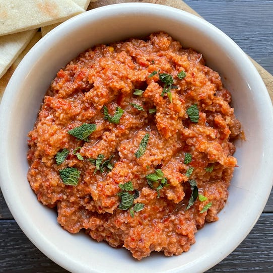 Roasted Red Pepper Walnut Dip