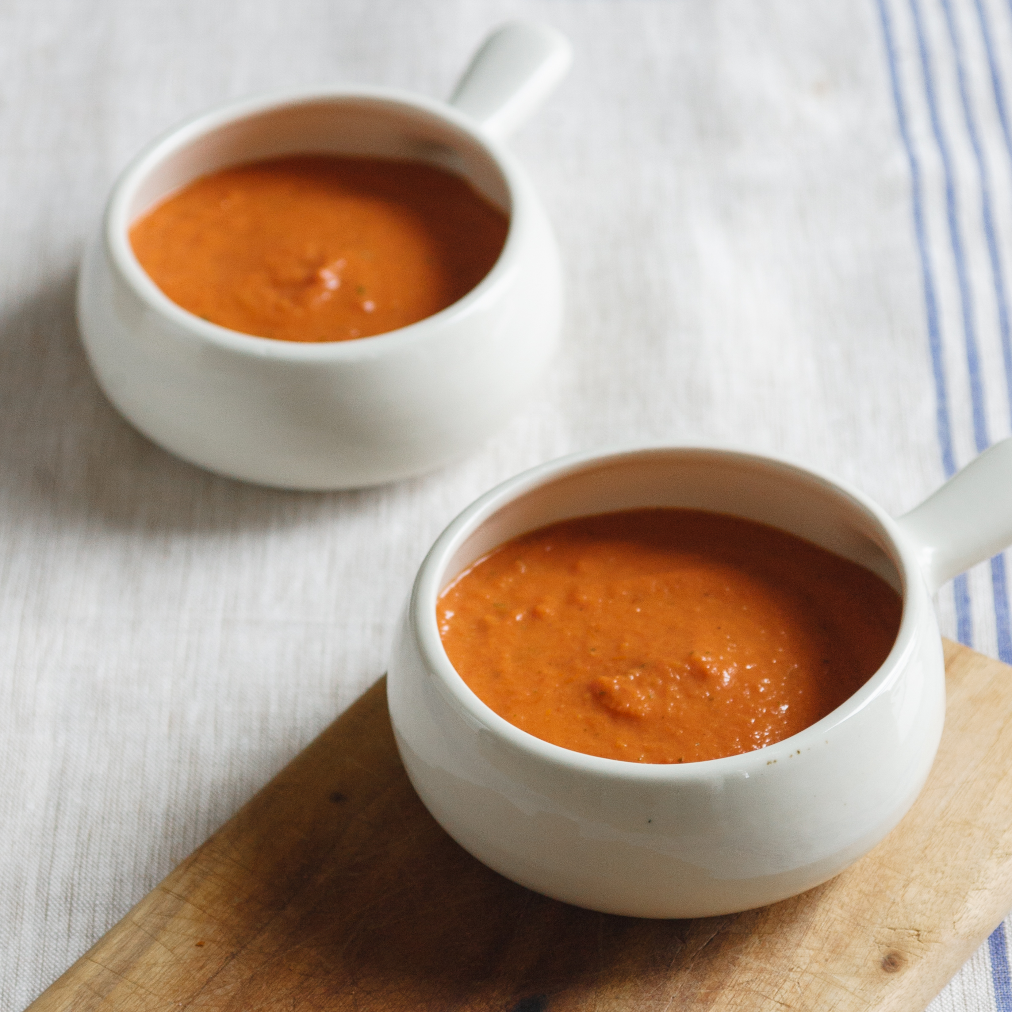 Roasted Tomato Basil Soup