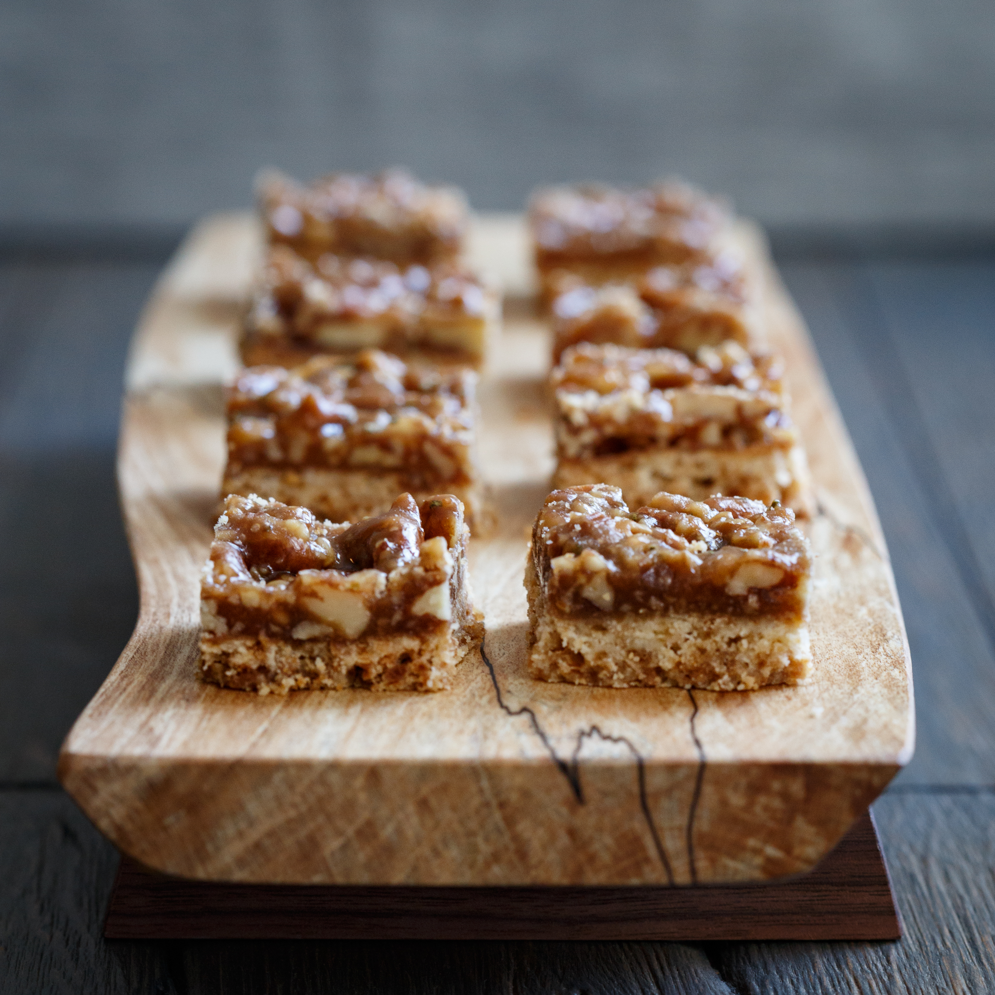 Butter Pecan Shortbread Squares