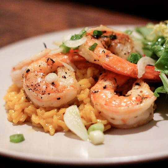 Shrimp + Saffron Rice