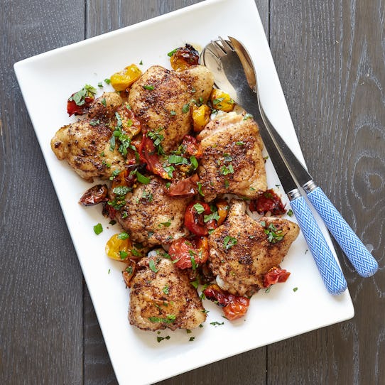 Spicy Roasted Chicken Thighs