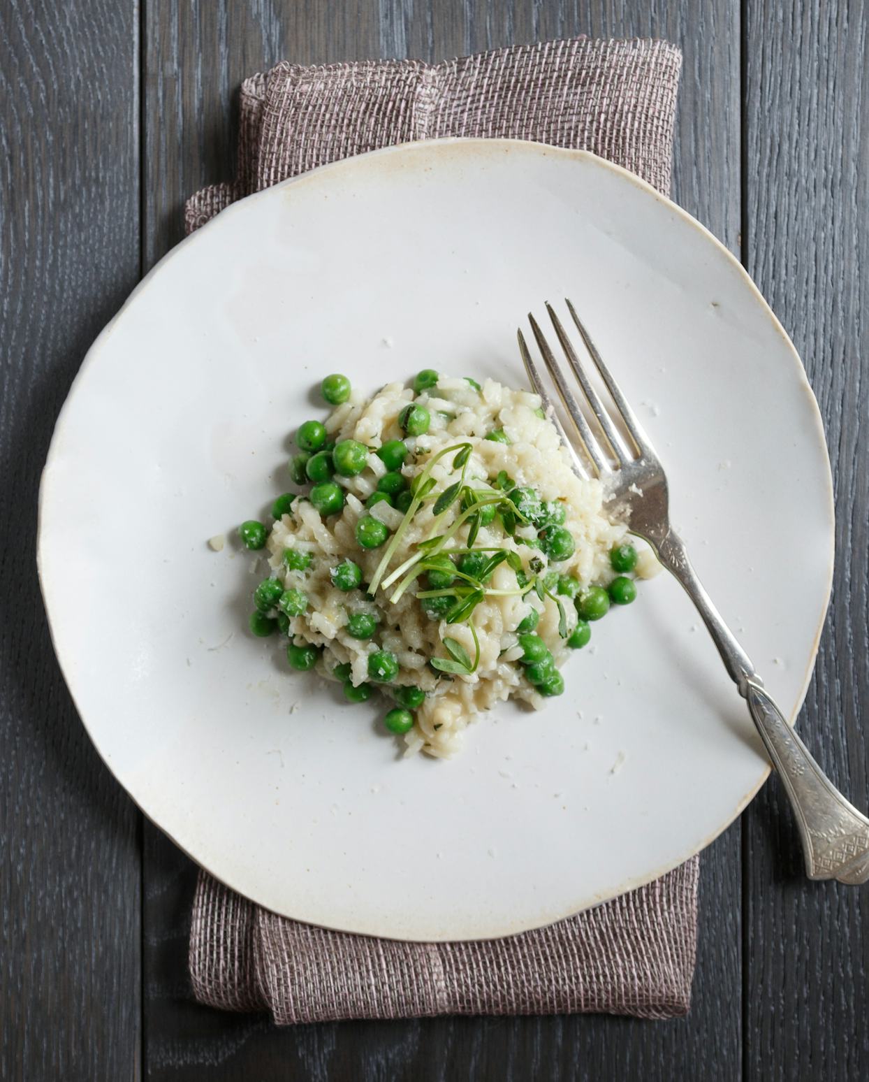 Best Spring Pea Risotto with Lemon and Pecorino Recipe
