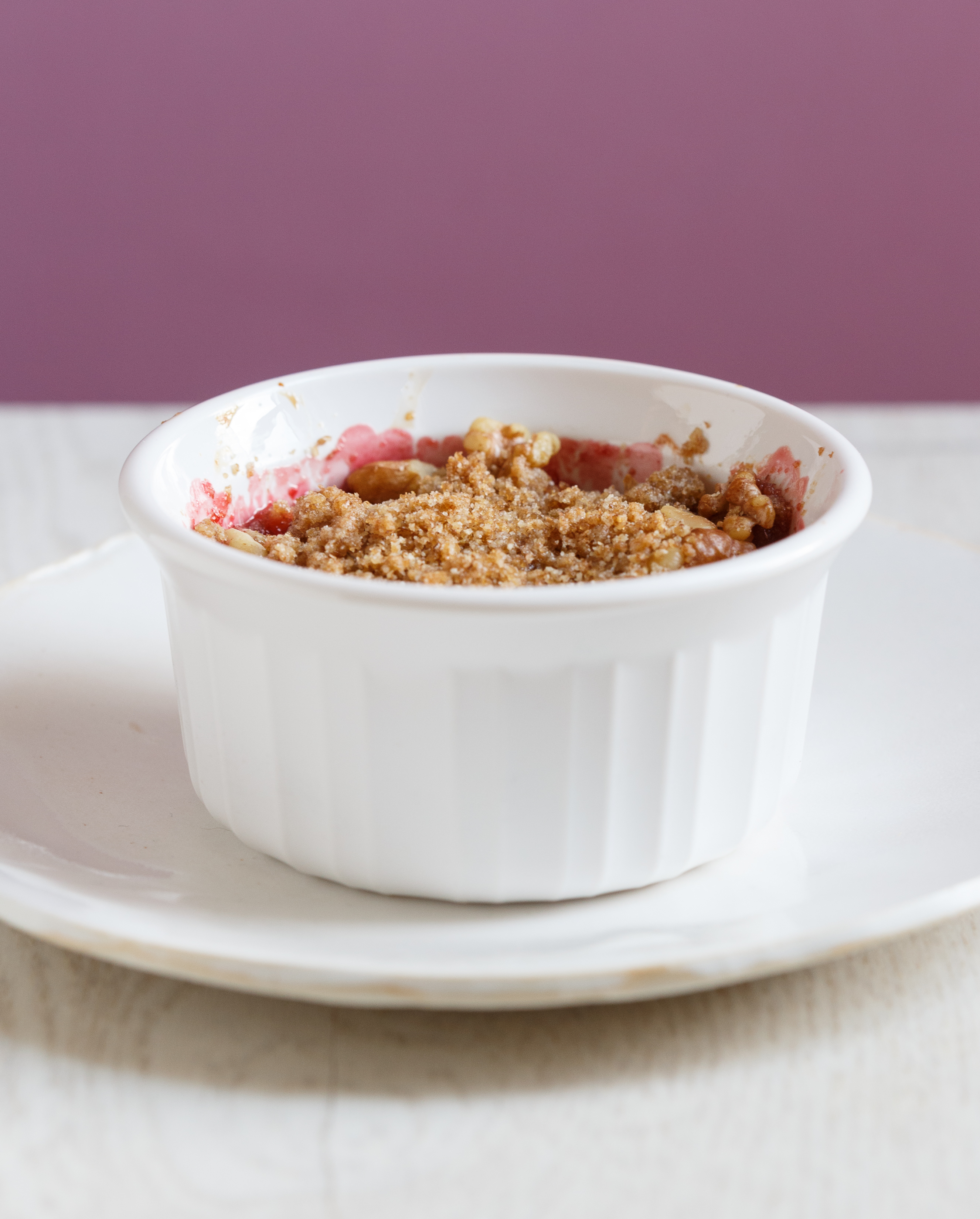 Strawberry Rhubarb Crumbles