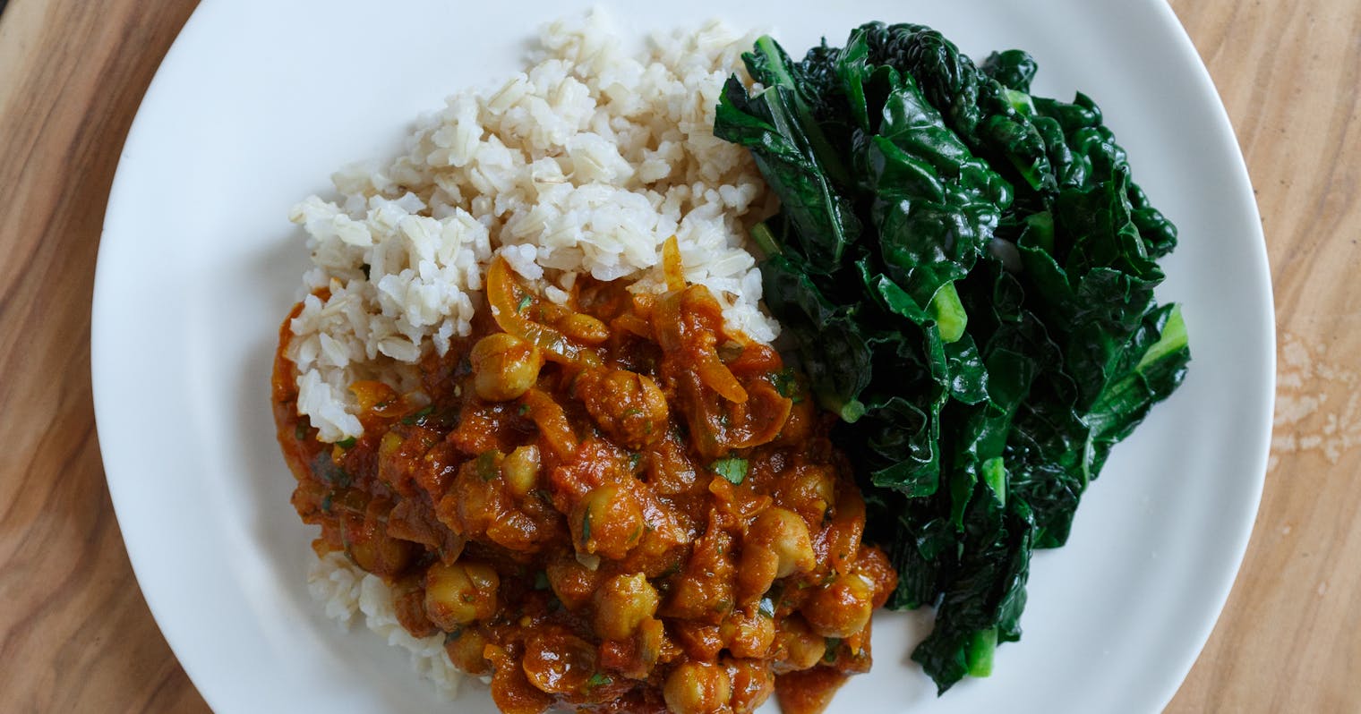 Best Tomato Chickpea Curry with Kale Recipe - The Yellow Table