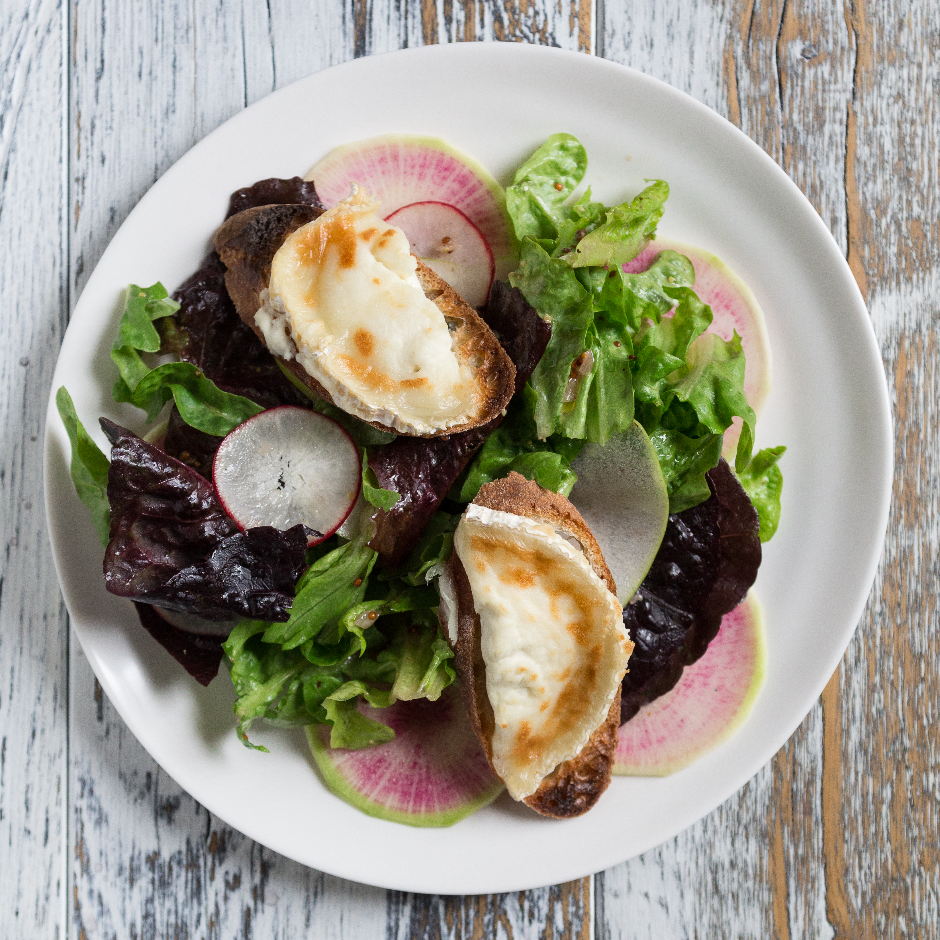 Warm Goat Cheese Salad