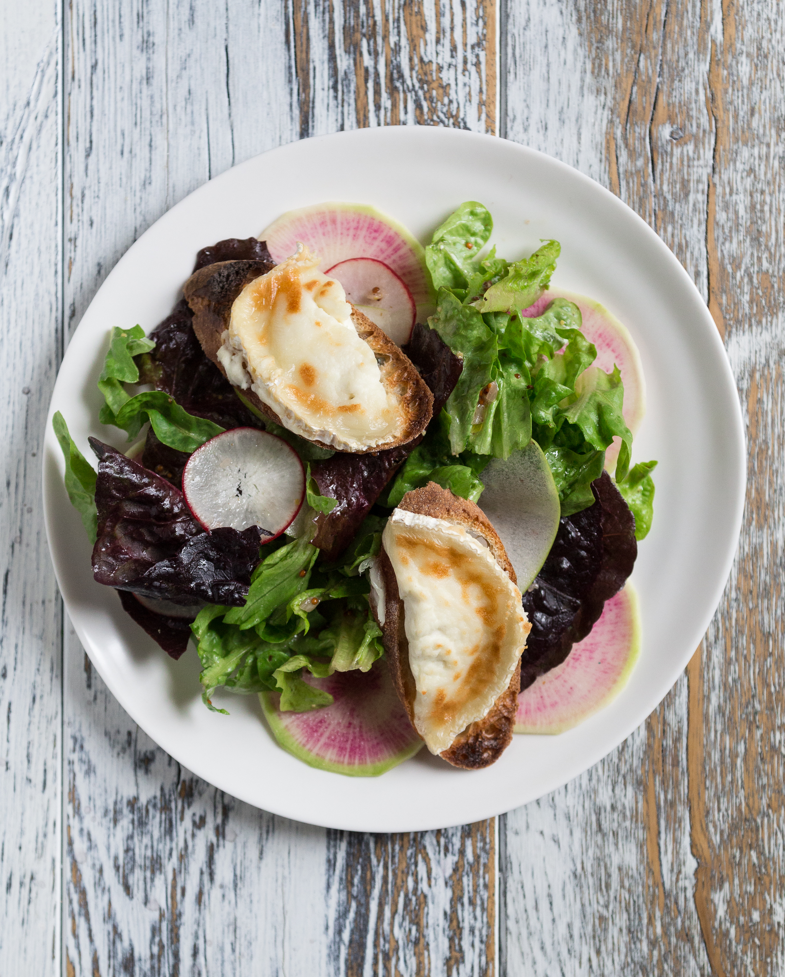 Warm Goat Cheese Salad