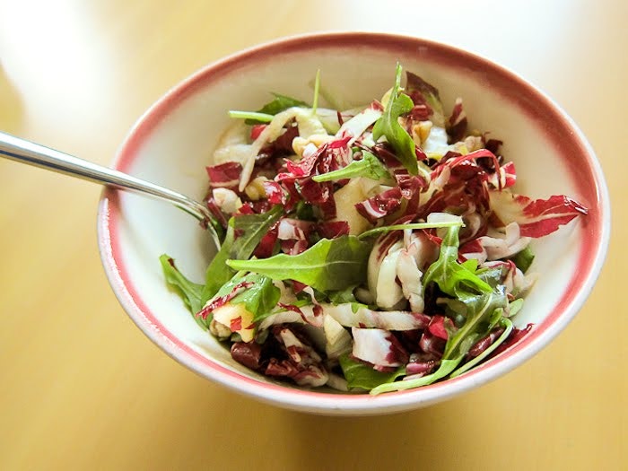 Arugula, Radicchio, and Fennel Salad - The Yellow Table