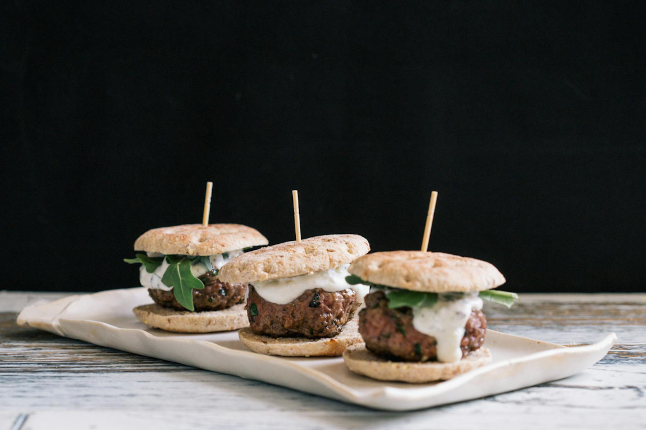 Day 71 Lamb Sliders with Tzatziki Sauce The Yellow Table