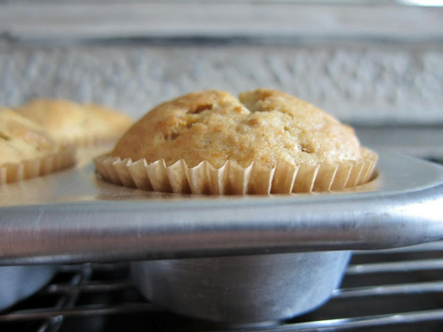 Sour Cream Banana Muffins The Yellow Table